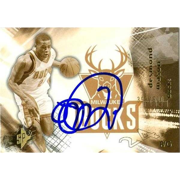 NBA Desmond Mason Signed Trading Cards, Collectible Desmond Mason 