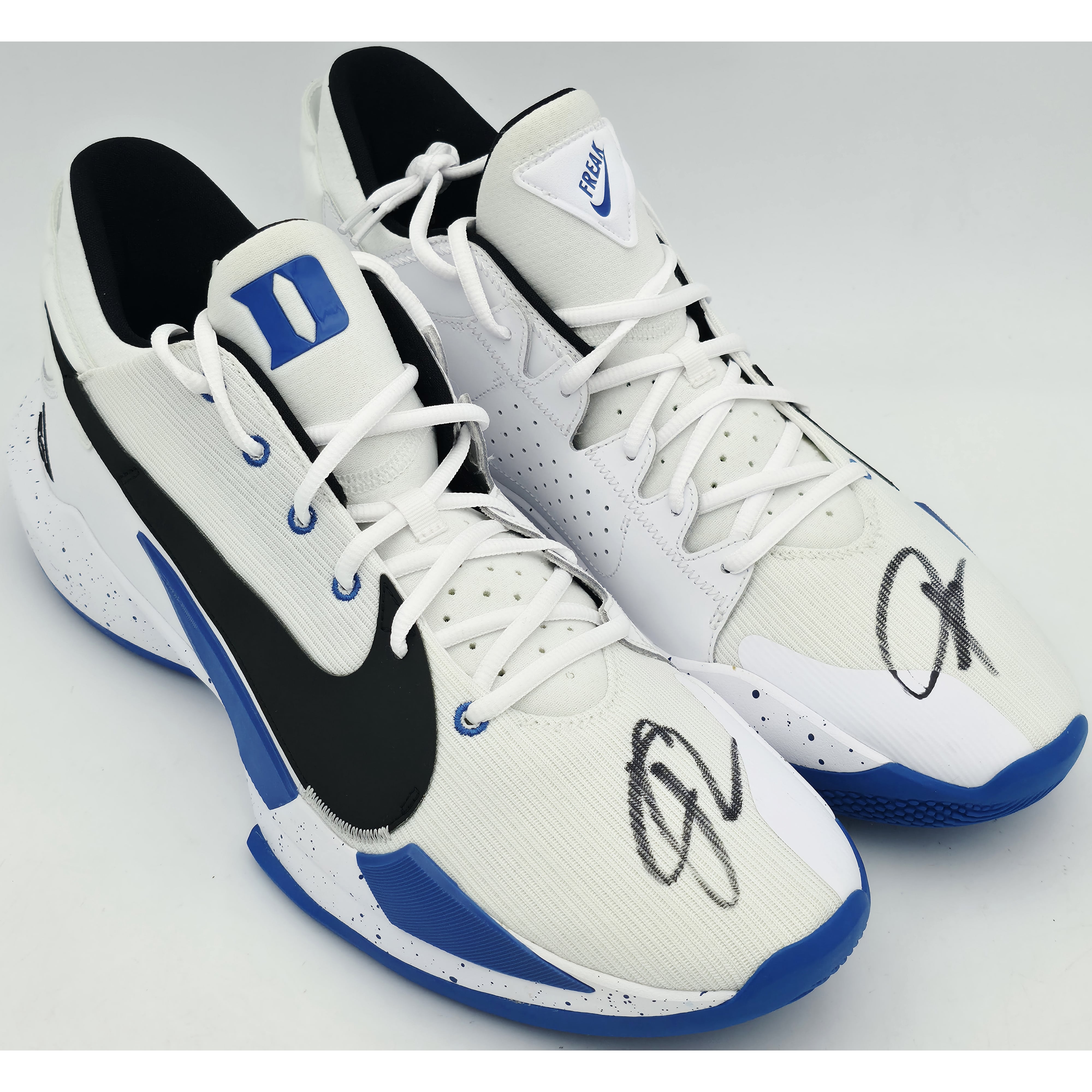 Giannis Nike White and Blue Athletic Shoes no box Nike Giannis Immortality 4  main image 3