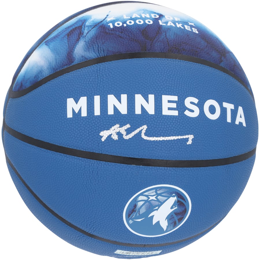 Photo Anthony Edwards Timberwolves Encadrée A4 - Autographe Imprimé - Cadeau Basket