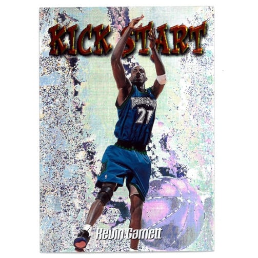 Kevin Garnett 1998-99 Topps Kick Start Foil Insert Card #KS10 