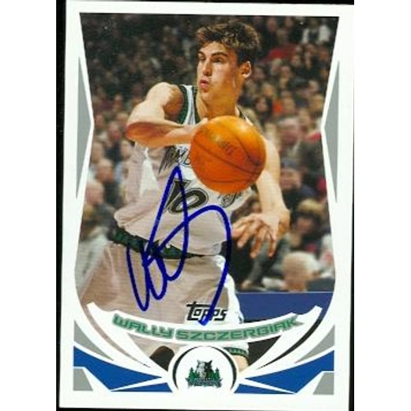 NBA Wally Szczerbiak Signed Trading Cards, Collectible Wally 