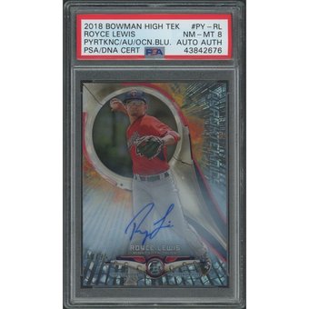 Royce Lewis 2017 Bowmans Best Of 17 Refractor Prospect On Card 