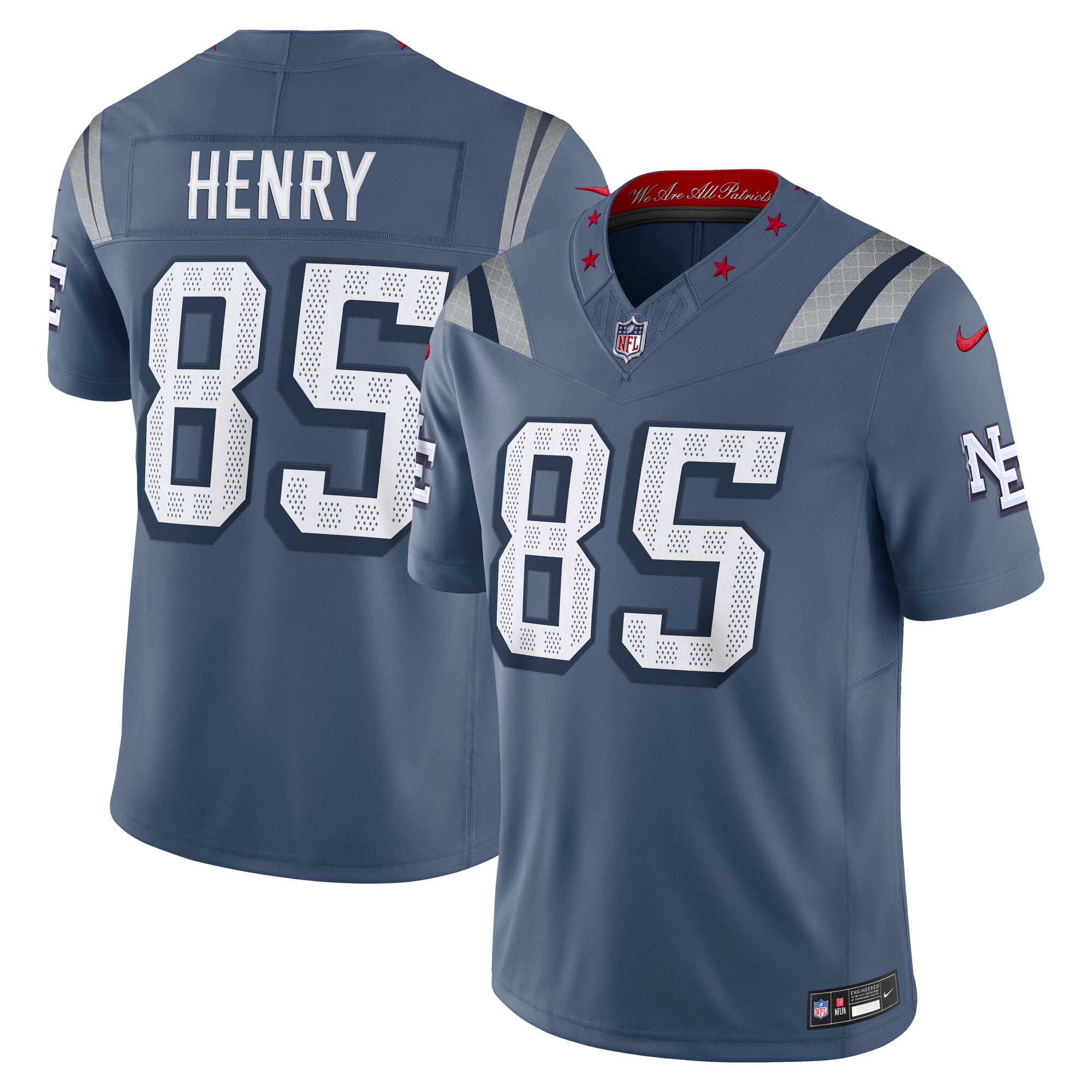 Biggest Element Collection Hunter Henry New England Patriots Nike 2025 Rivalries Collection ...