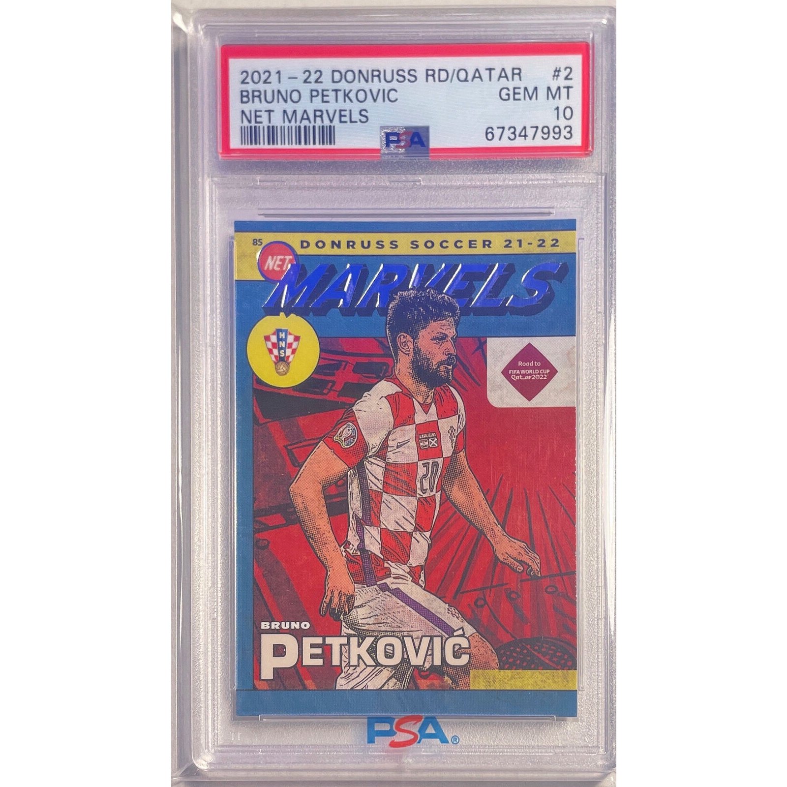PSA10 2021 ドンラス NET MARVELS カリー マーベル トレカ（2023-24 