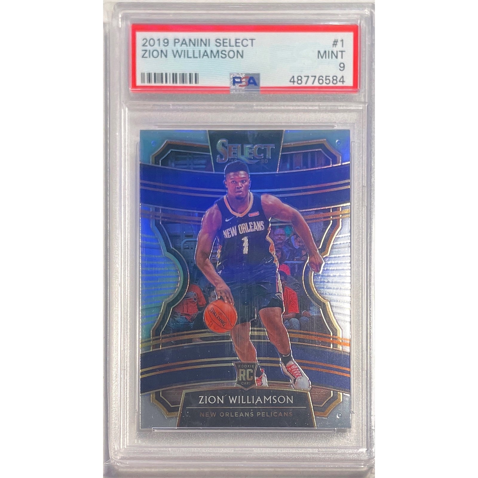 Panini 2019-20 Select Rookie PSA Zion Card Williamson #1 0 1 
