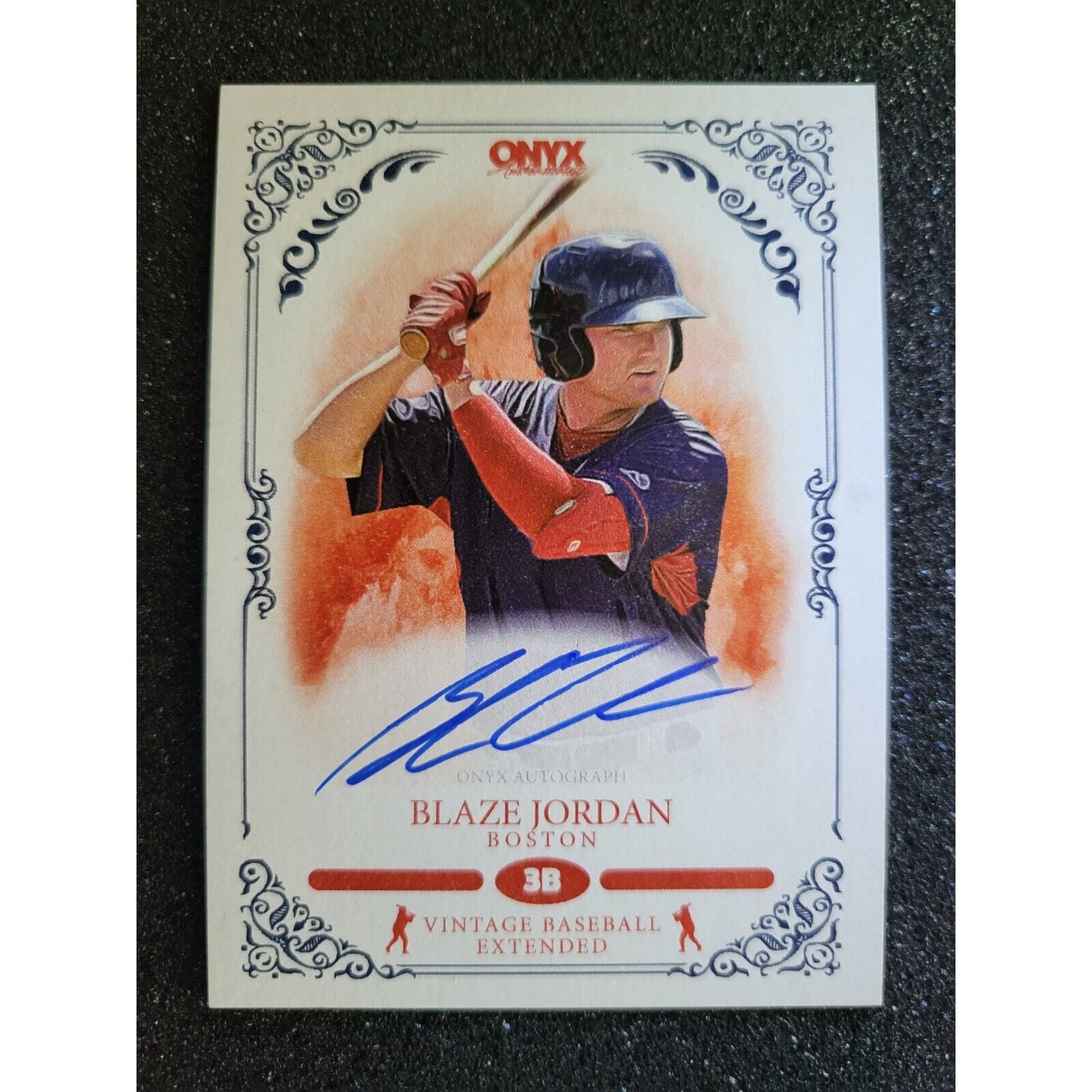 2022 Onyx Vintage Extended Autographs Blue ink. Elly De La Cruz 