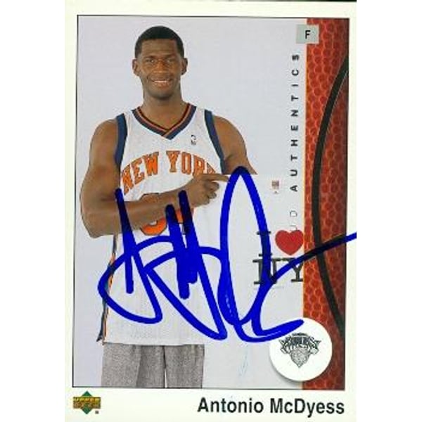 NBA Antonio McDyess Signed Trading Cards, Collectible Antonio 