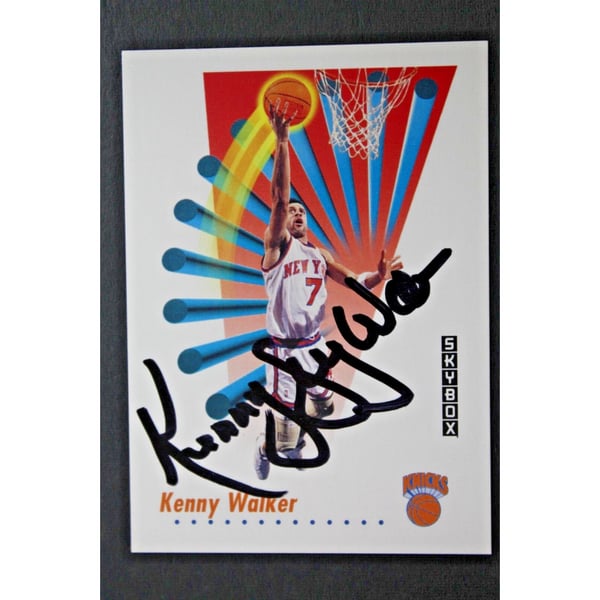 NBA Kenny Walker Signed Trading Cards, Collectible Kenny Walker 