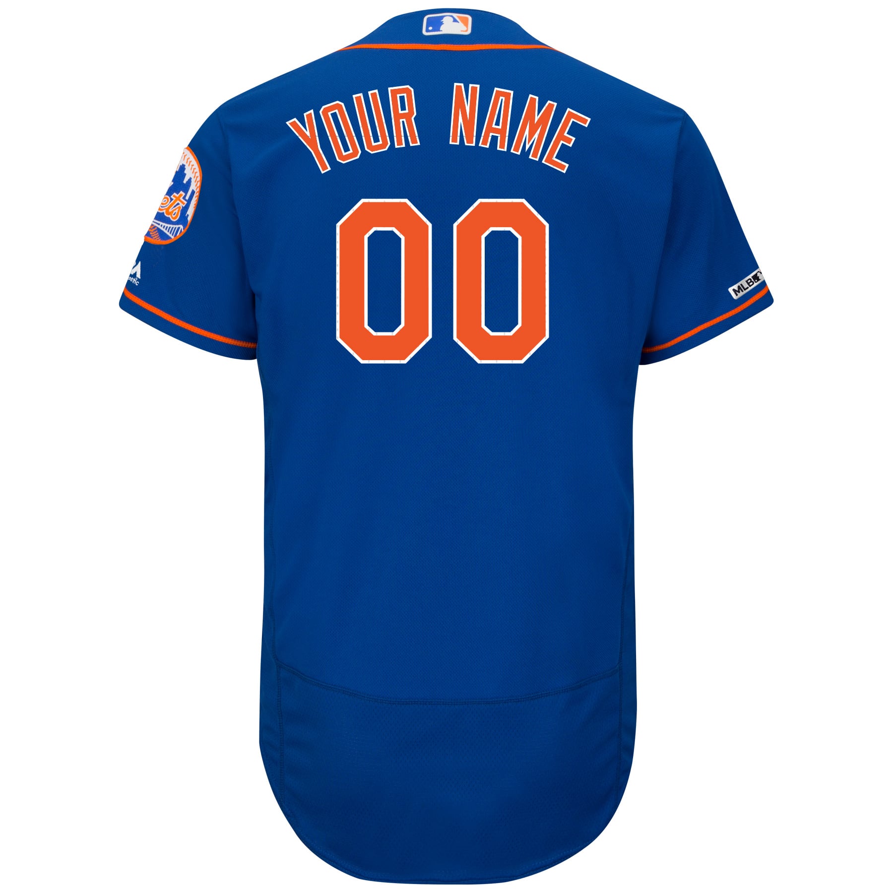Men's New York Mets Majestic Royal/Orange Alternate Flex Base