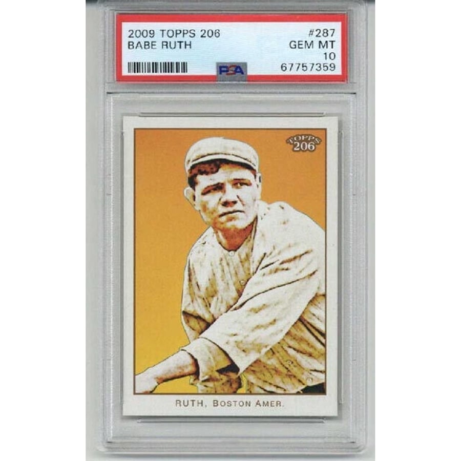 Babe Ruth Rookie Card Topps Babe Ruth Baseball Card Red Sox