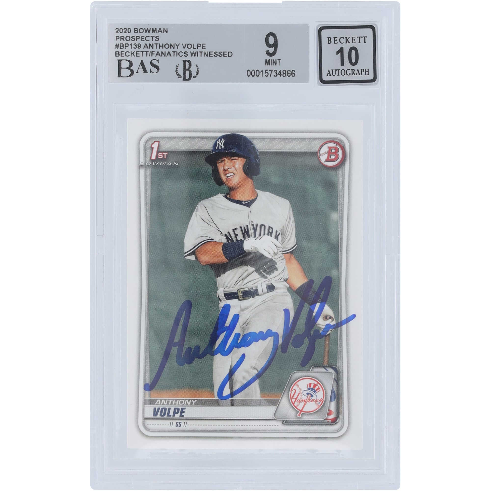 Anthony Volpe 1st - Topps Autographed volpe メルカリ サインの人気 