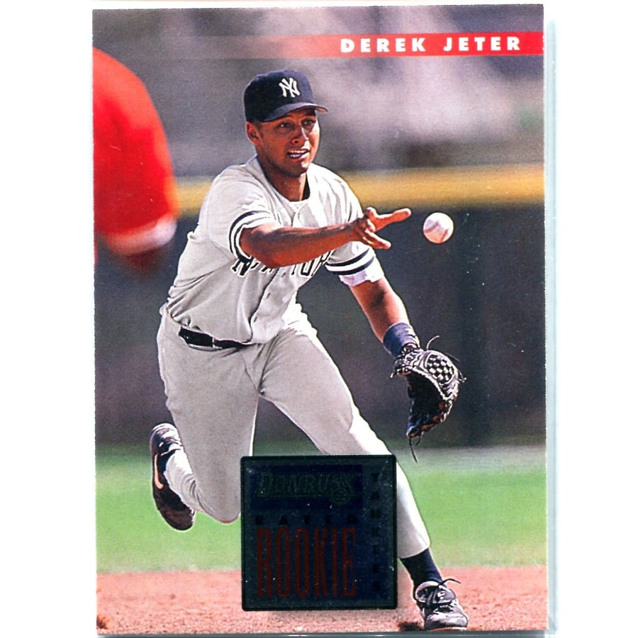 Jeter Rookie Derek Jeter Rookie Year