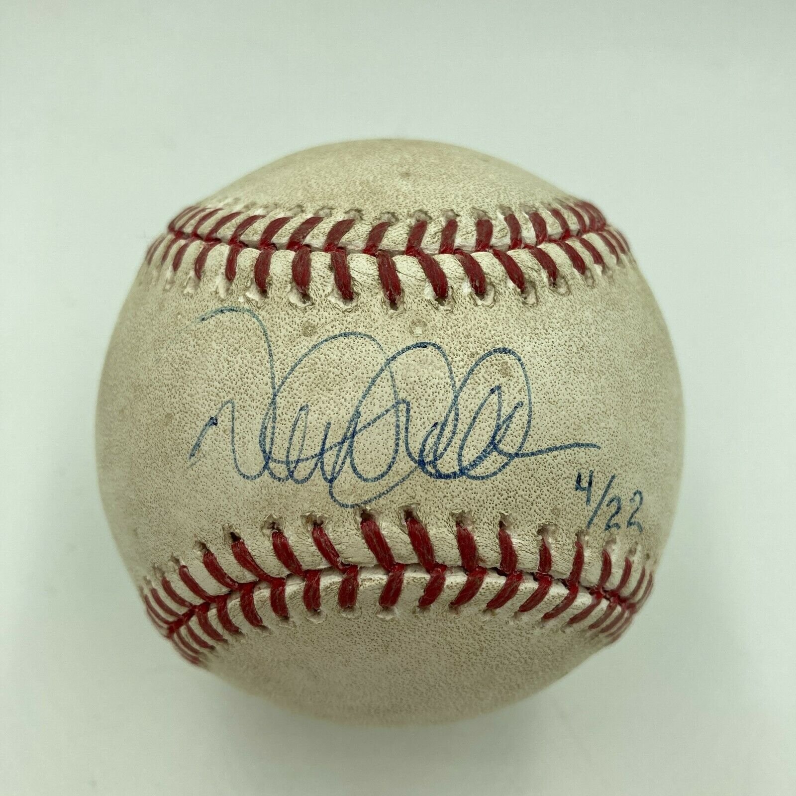 Bat Game Used Baseball JSA Steiner 