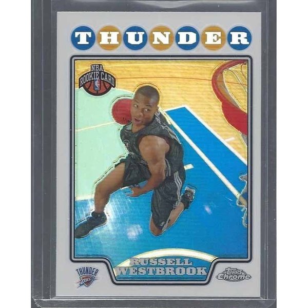 Russell Westbrook 2008-09 Topps Chrome Thunder Rookie Refractor Rc 