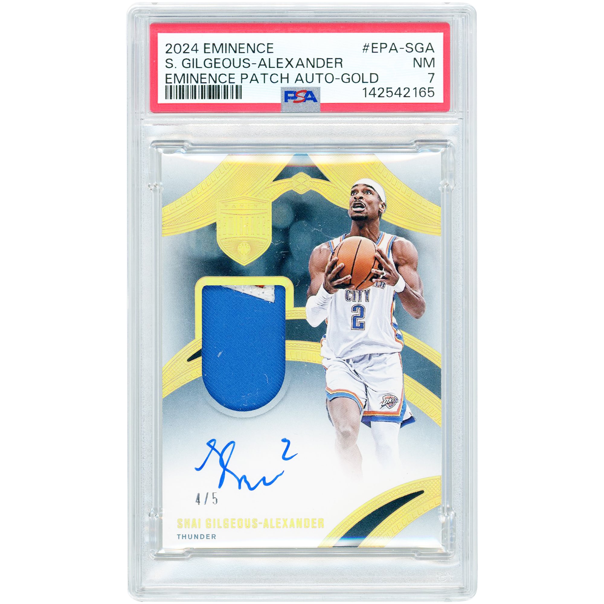 Shai Gilgeous-Alexander SGA 2024-25 Panini Prizm PRIZMANIA #19