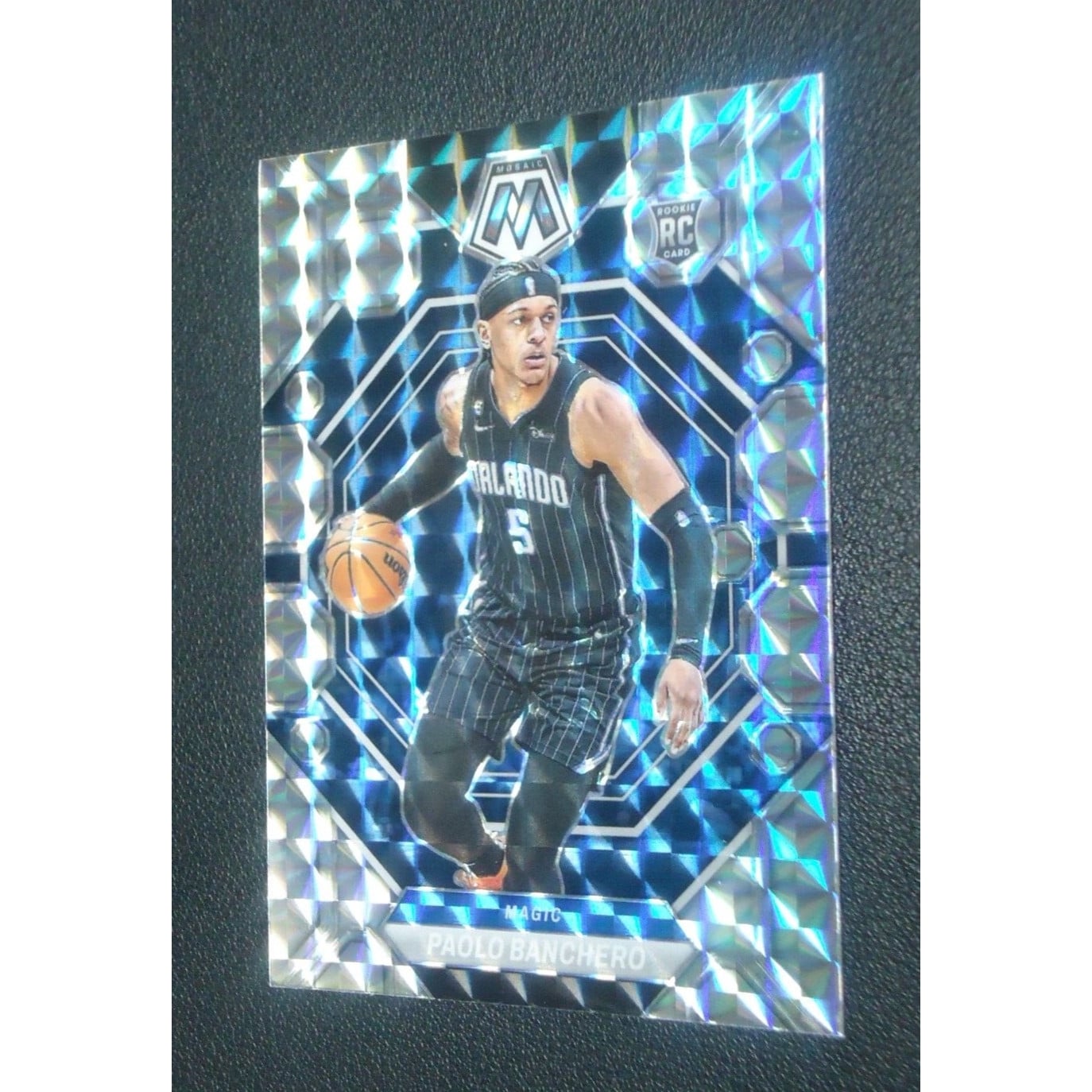 Paolo Banchero 2022-23 PANINI MOSAIC RC PRIZM Card #231 RC Paolo 
