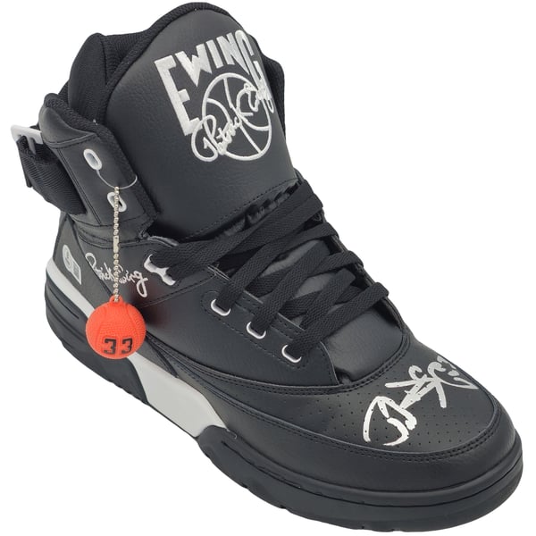 Patrick Ewing Autographed Black Ewing Athletics 33 HI Right  display picture 1