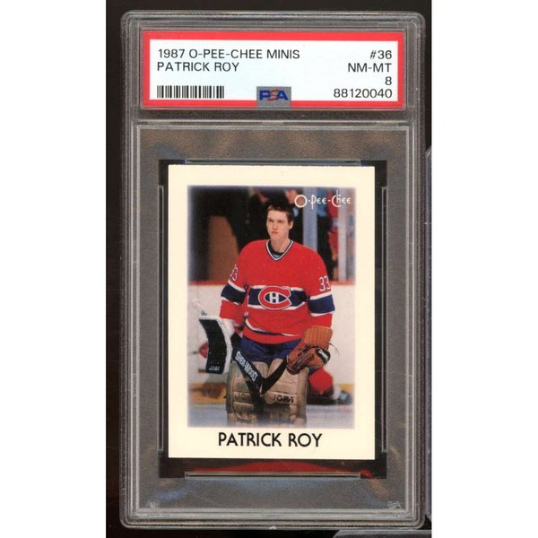 Jersey Frame Patrick Roy Montreal Canadiens Rookie Card Reproduction ...