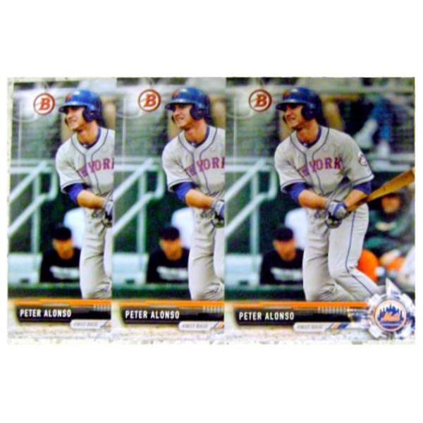 Autographed Pete Alonso MLB Trading Cards, Autographed Trading 