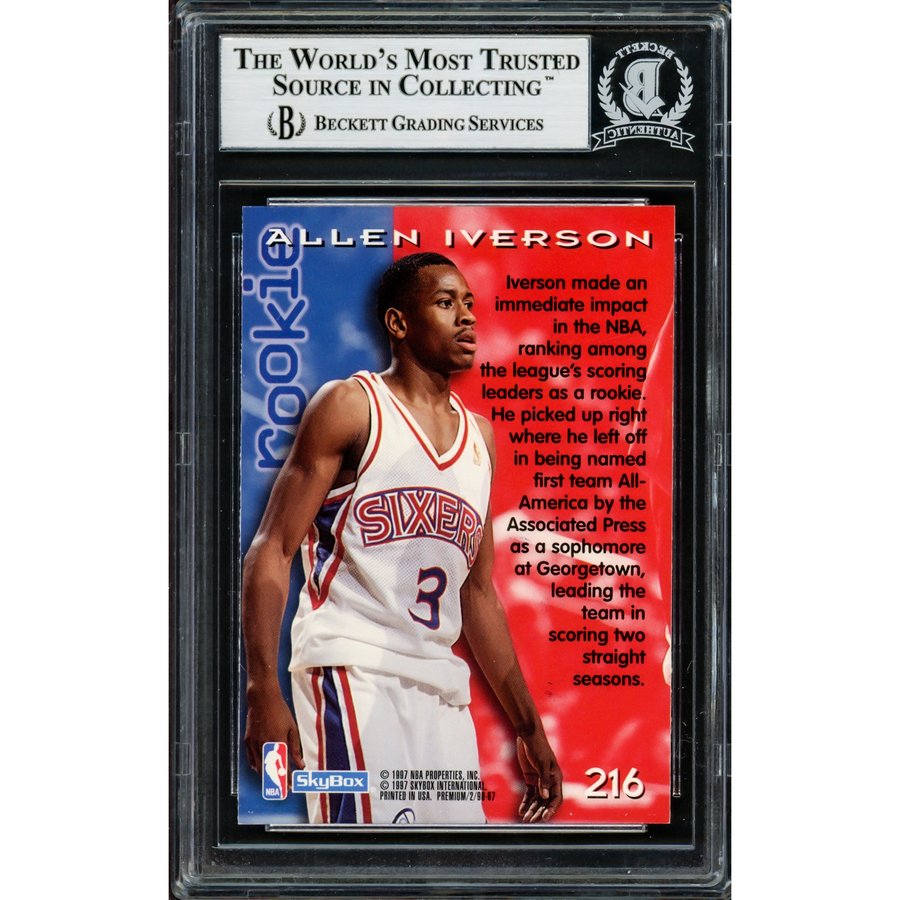 Allen Iverson Sixers Rookie
