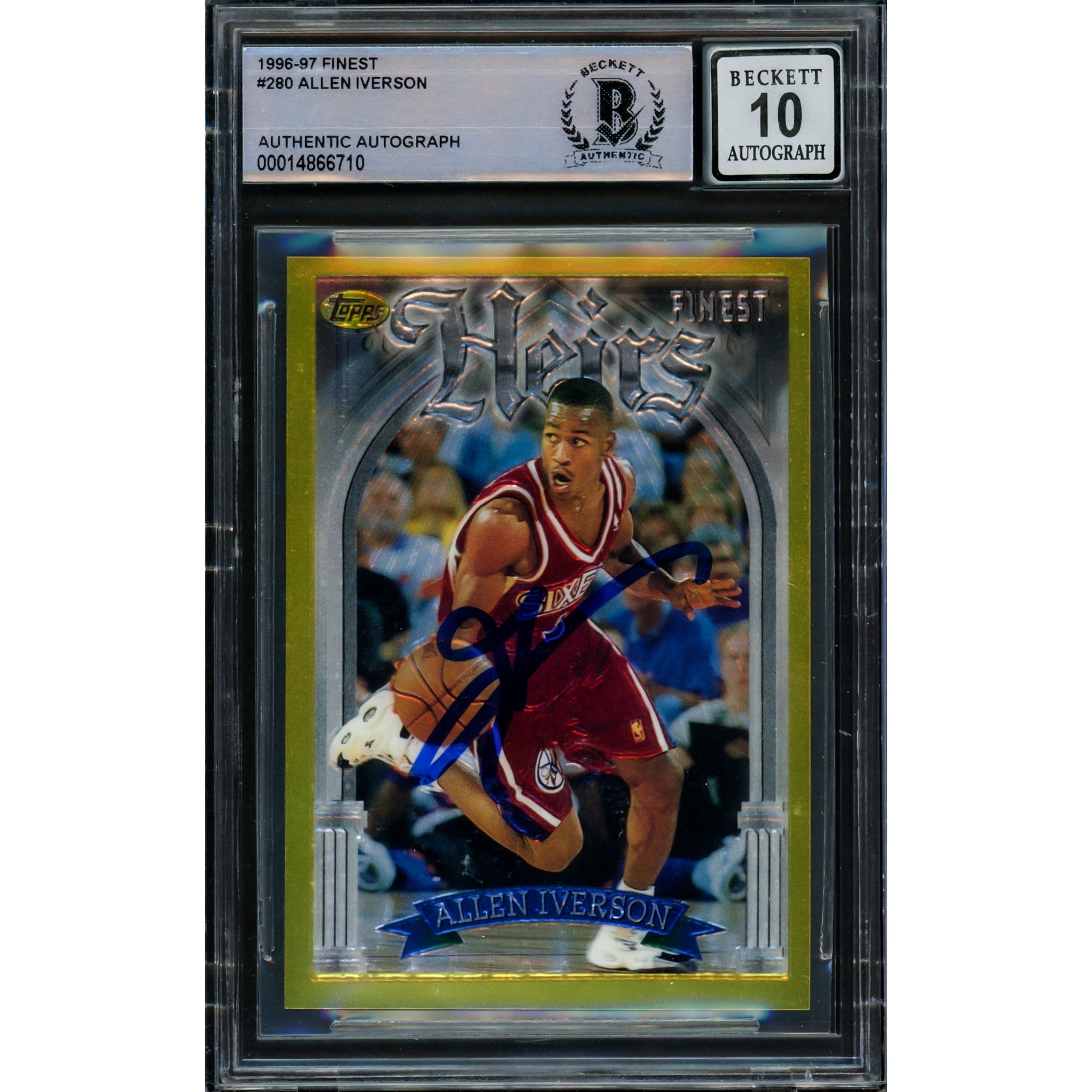 Allen Iverson Rookie Auto