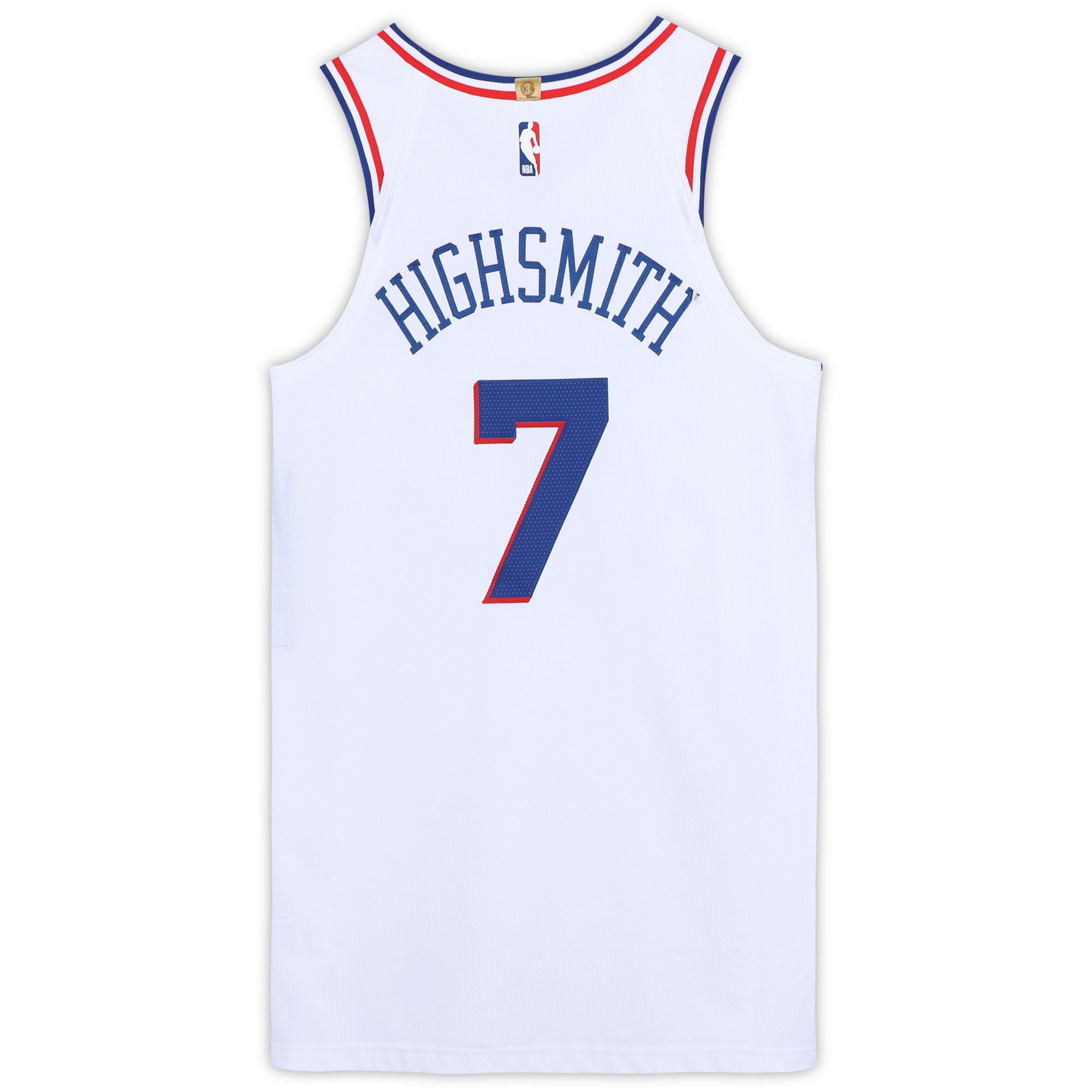 Haywood Highsmith Philadelphia 76ers Player-Issued #7 White Earned