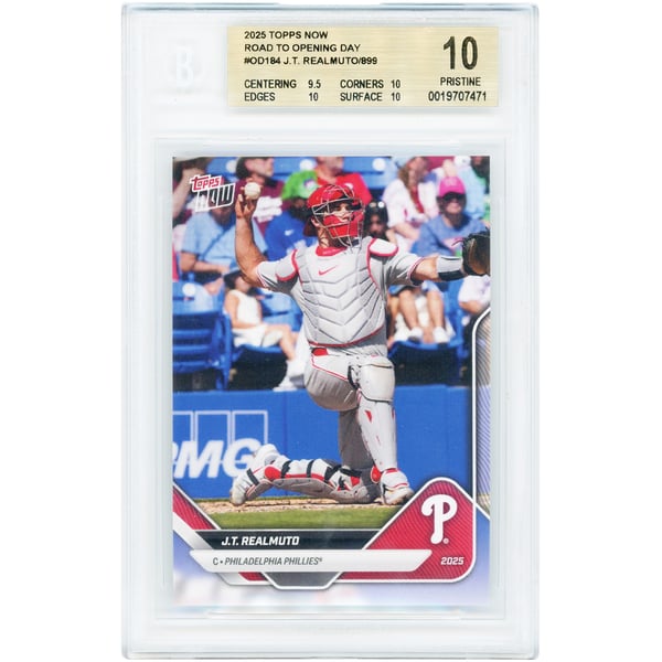 MLB J.T. Realmuto Signed Trading Cards, Collectible J.T. Realmuto 