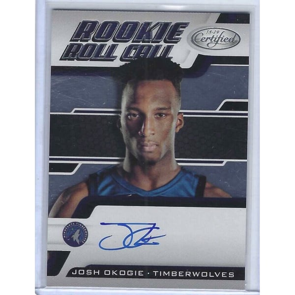 Autographed Josh Okogie NBA Trading Cards, Autographed Trading 