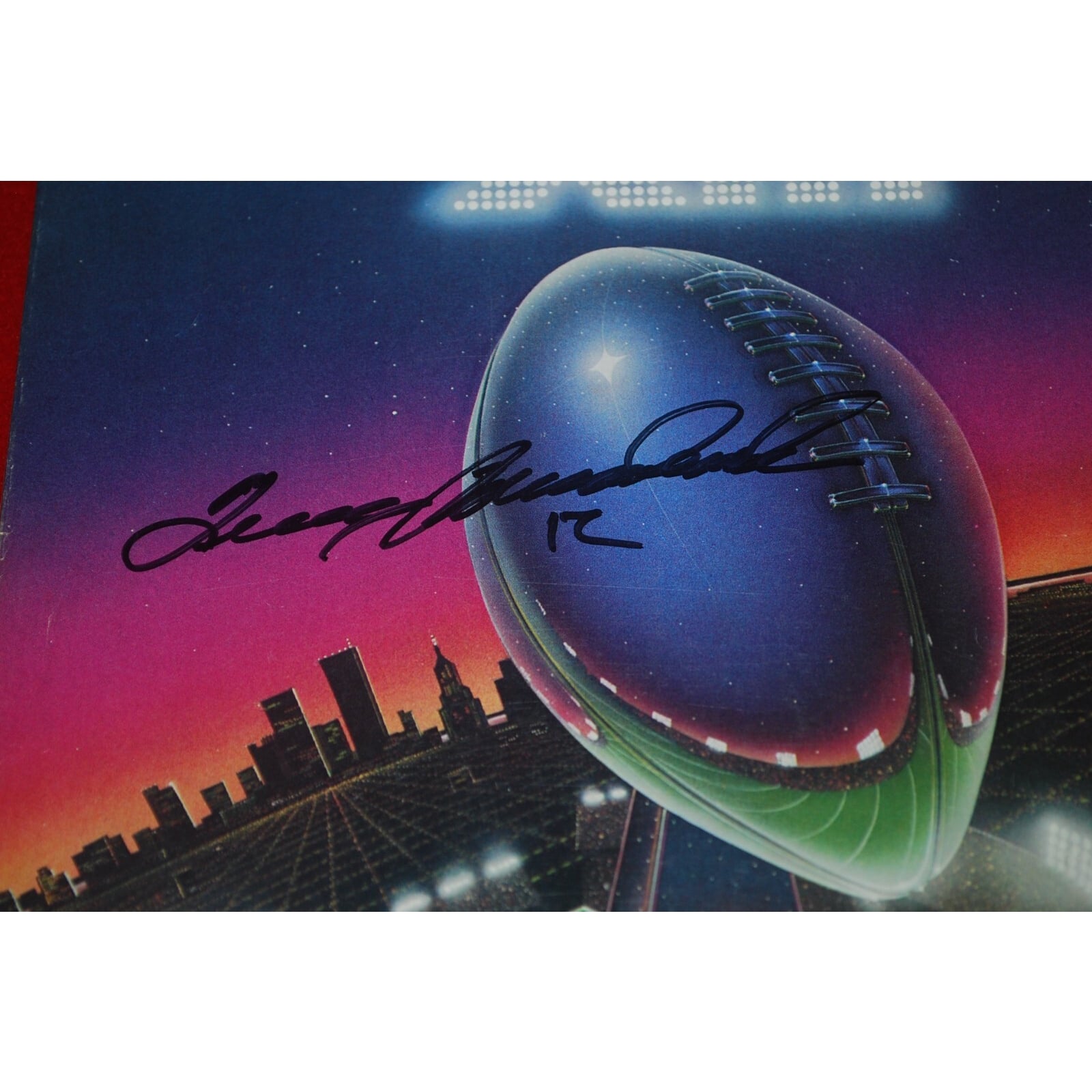 TERRY BRADSHAW PITTSBURGH STEELERS Signed SUPER BOWL XII PROGRAM ...