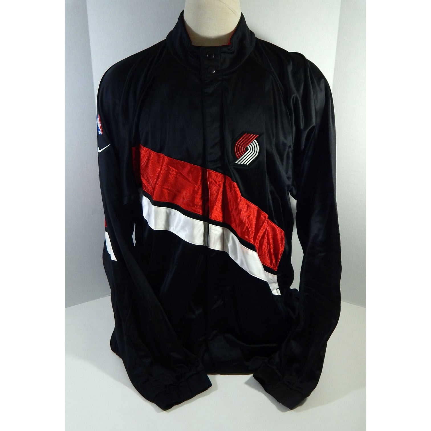 2000s Portland Trail Blazers Game Issued Black Jacket Nike 2XL DP23502