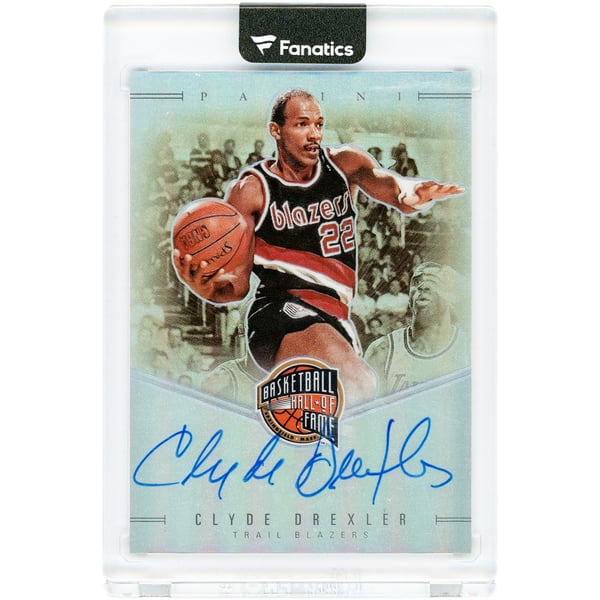 NBA Clyde Drexler Signed Trading Cards, Collectible Clyde Drexler 