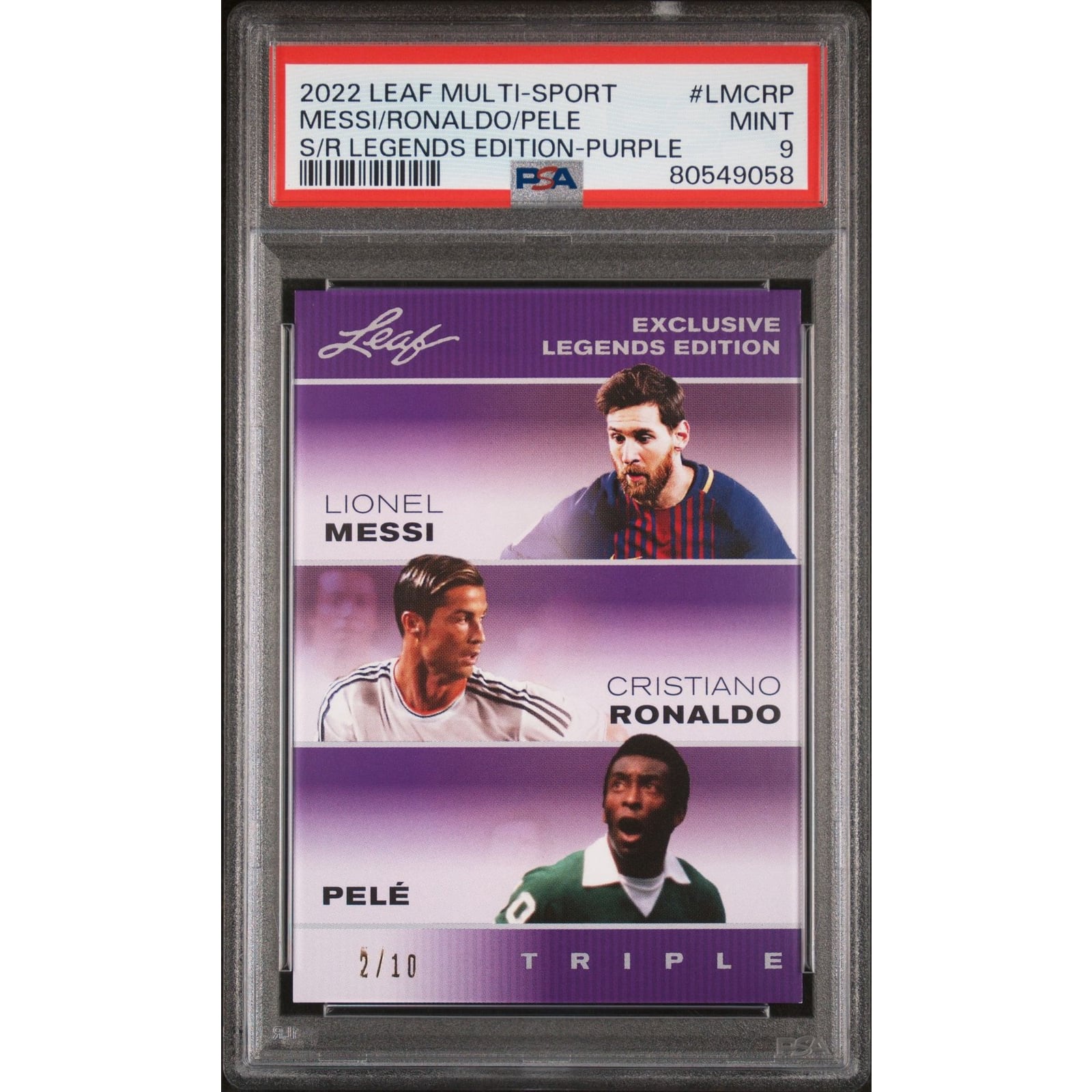 0 PSA Ronaldo CRISTIANO MESSI Messi Lionel 1 Cristiano 2 eBay 