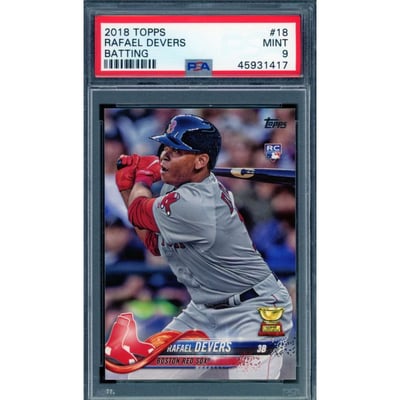 MLB Rafael Devers Signed Trading Cards, Collectible Rafael Devers 