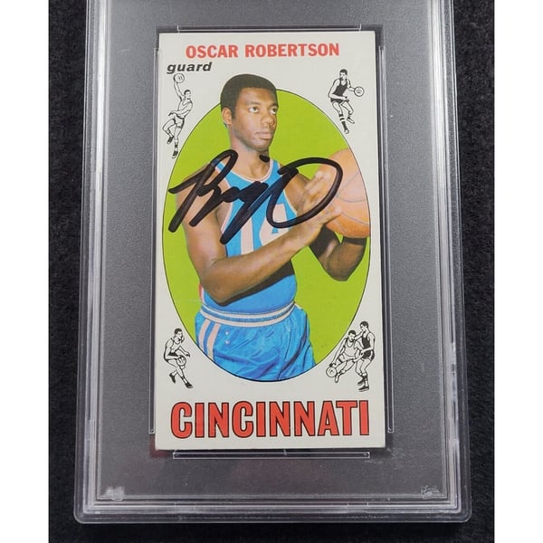 Carte à Collectionner Oscar Robertson 2015-16 Crown Jewels Autographe #09/35 - Basketball, Non Classée, état Excellent