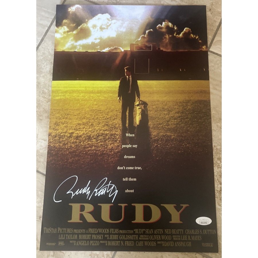 Rudy Movie Poster Rudy 4K Blu Ray (SteelBook)
