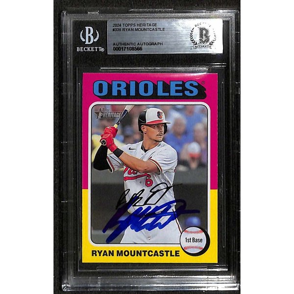 MLB Ryan Mountcastle Signed Trading Cards, Collectible Ryan 