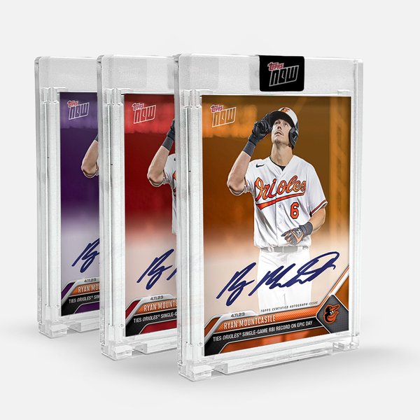 MLB Ryan Mountcastle Signed Trading Cards, Collectible Ryan 