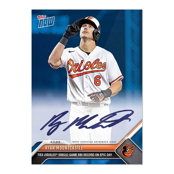 MLB Ryan Mountcastle Signed Trading Cards, Collectible Ryan 