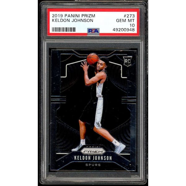 Keldon Johnson Rookie Card 2019-20 Panini Prizm #273 PSA 10