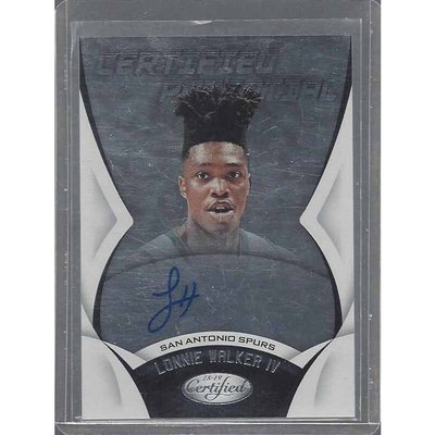 Autographed Lonnie Walker IV NBA Trading Cards, Autographed 
