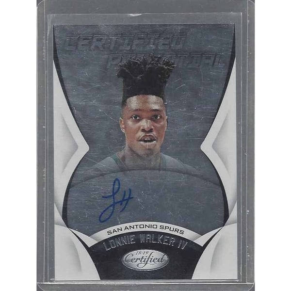 Autographed Lonnie Walker IV NBA Trading Cards, Autographed 