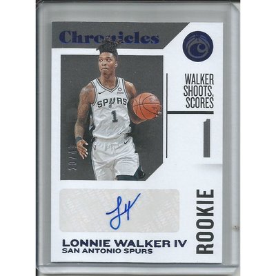 Autographed Lonnie Walker IV NBA Trading Cards, Autographed 