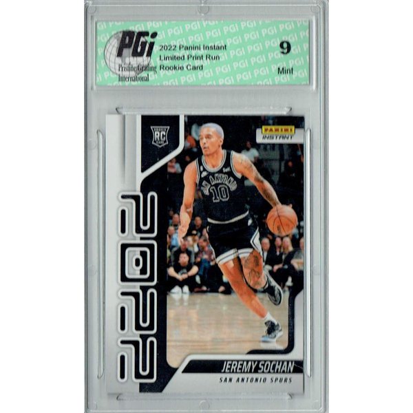 NBA Jeremy Sochan Signed Trading Cards, Collectible Jeremy Sochan 
