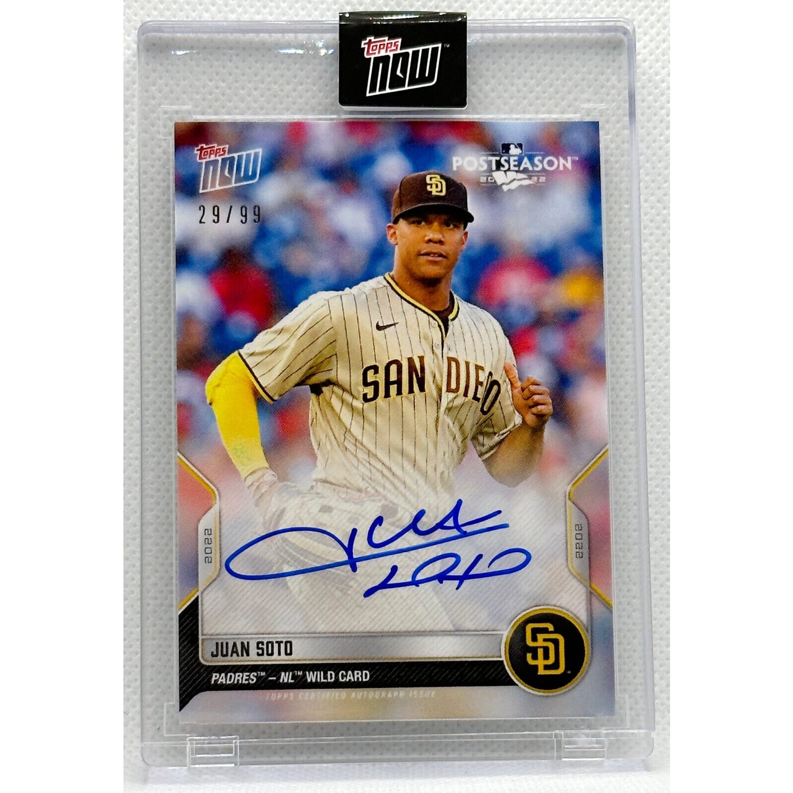 2022 Topps Now Juan Soto 99枚限定 直筆サイン｜ゲーム・おもちゃ・グッズ