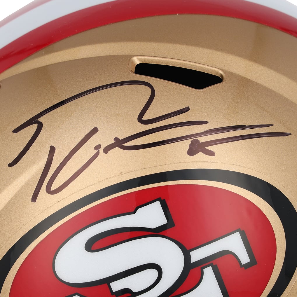 George Kittle San Francisco 49ers Autographed Riddell 80th Anniversary ...