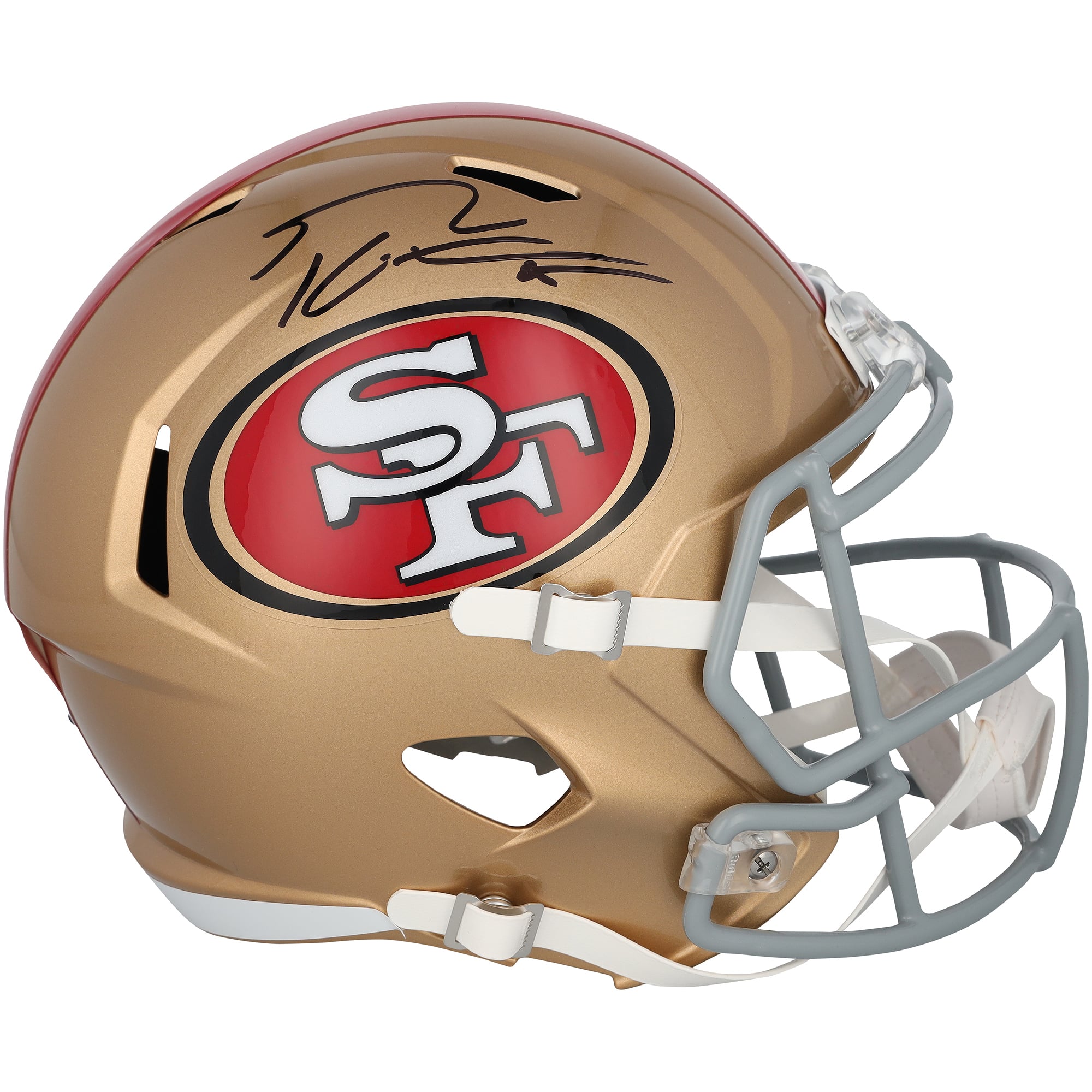 George Kittle San Francisco 49ers Autographed Riddell 80th Anniversary ...