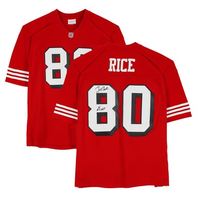 NFL Jerry Rice Signed Jerseys, Collectible Jerry Rice Signed