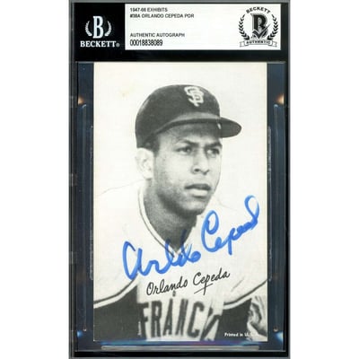 Orlando Cepeda Autographed San Francisco Grey Baseball Jersey - JSA Certified COA - Size XL