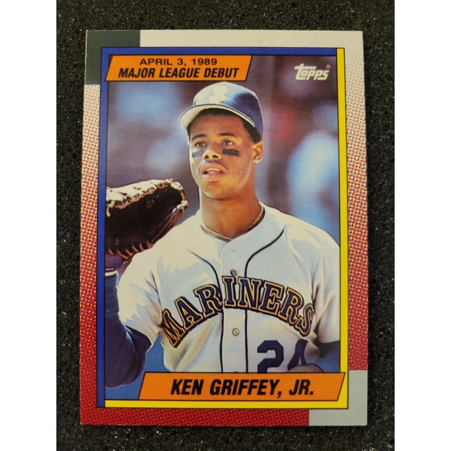Mariners Pitcher Rookie Ken Griffey Jr Mariners Rookie