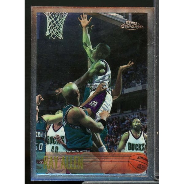Ray Allen Rookie Card 1996-97 Topps Chrome #217